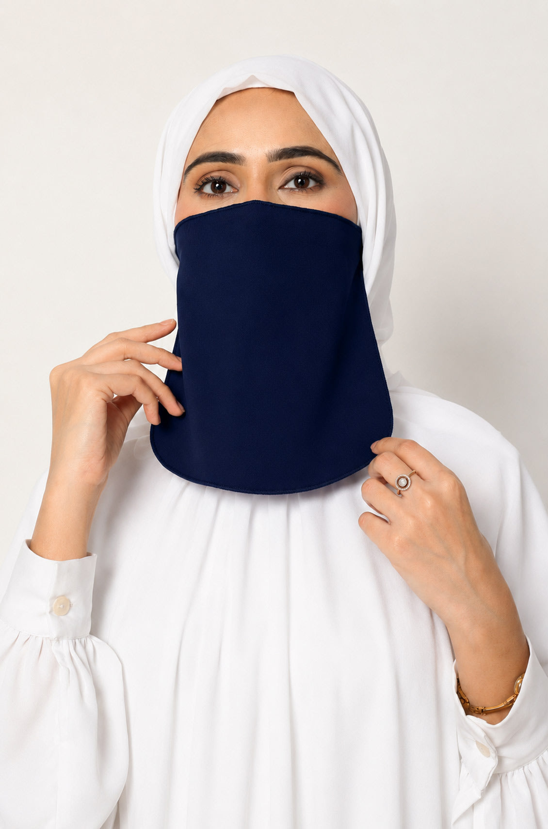 Half Niqab Short Persian Blue
