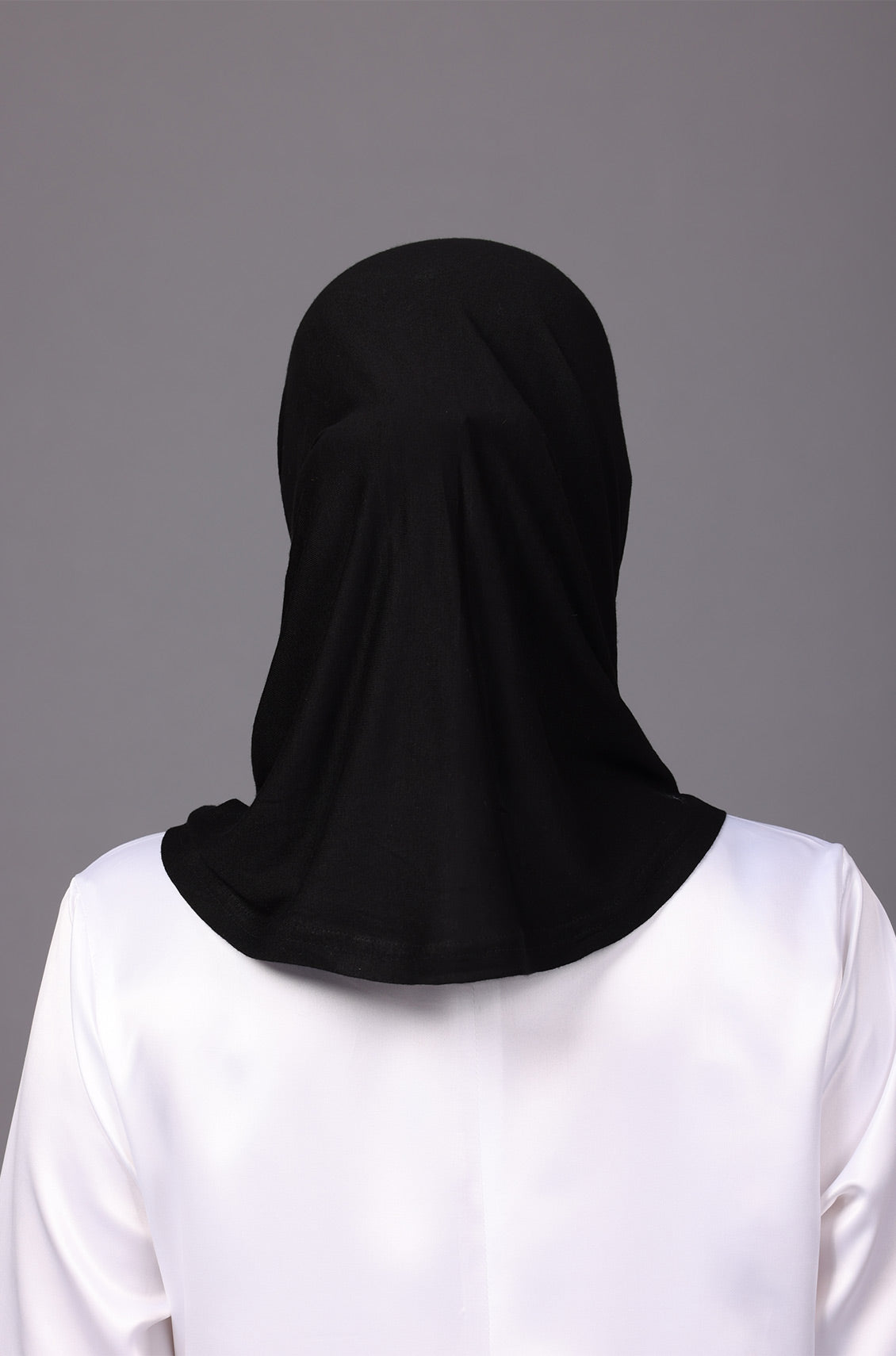 Ear Slit Full Coverage Under Scarf Black