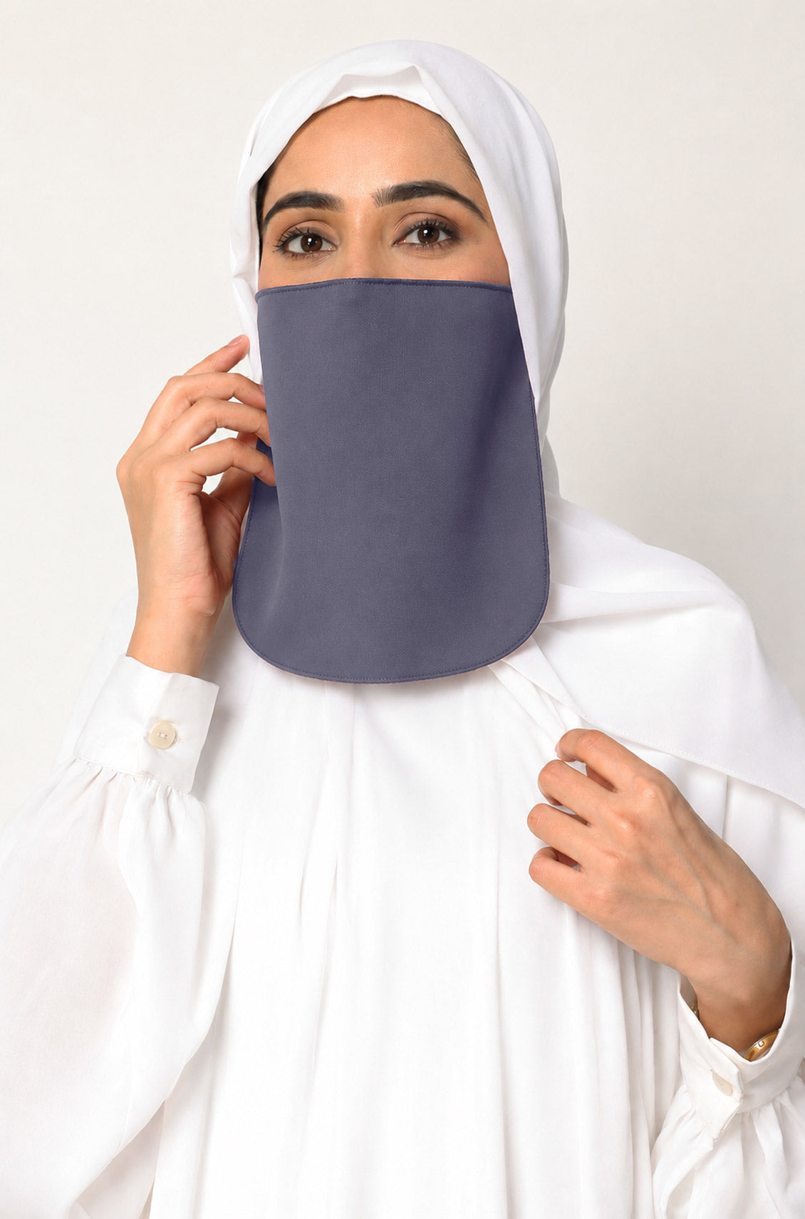 Half Niqab Short Cool Grey