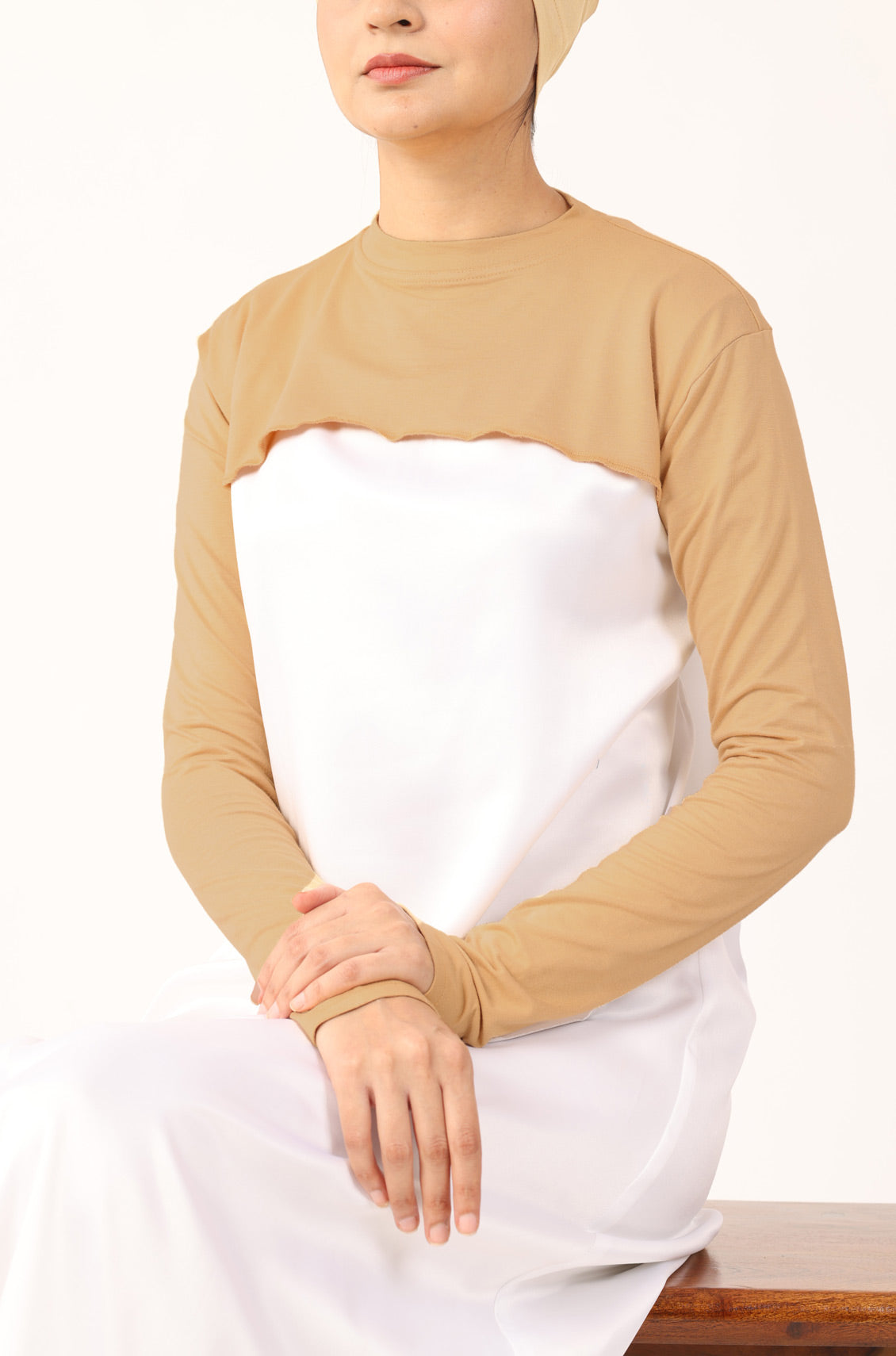 Neck and Sleeve Extender Nude