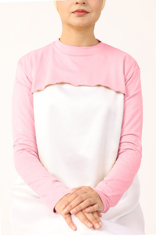 Neck and Sleeve Extender Baby Pink