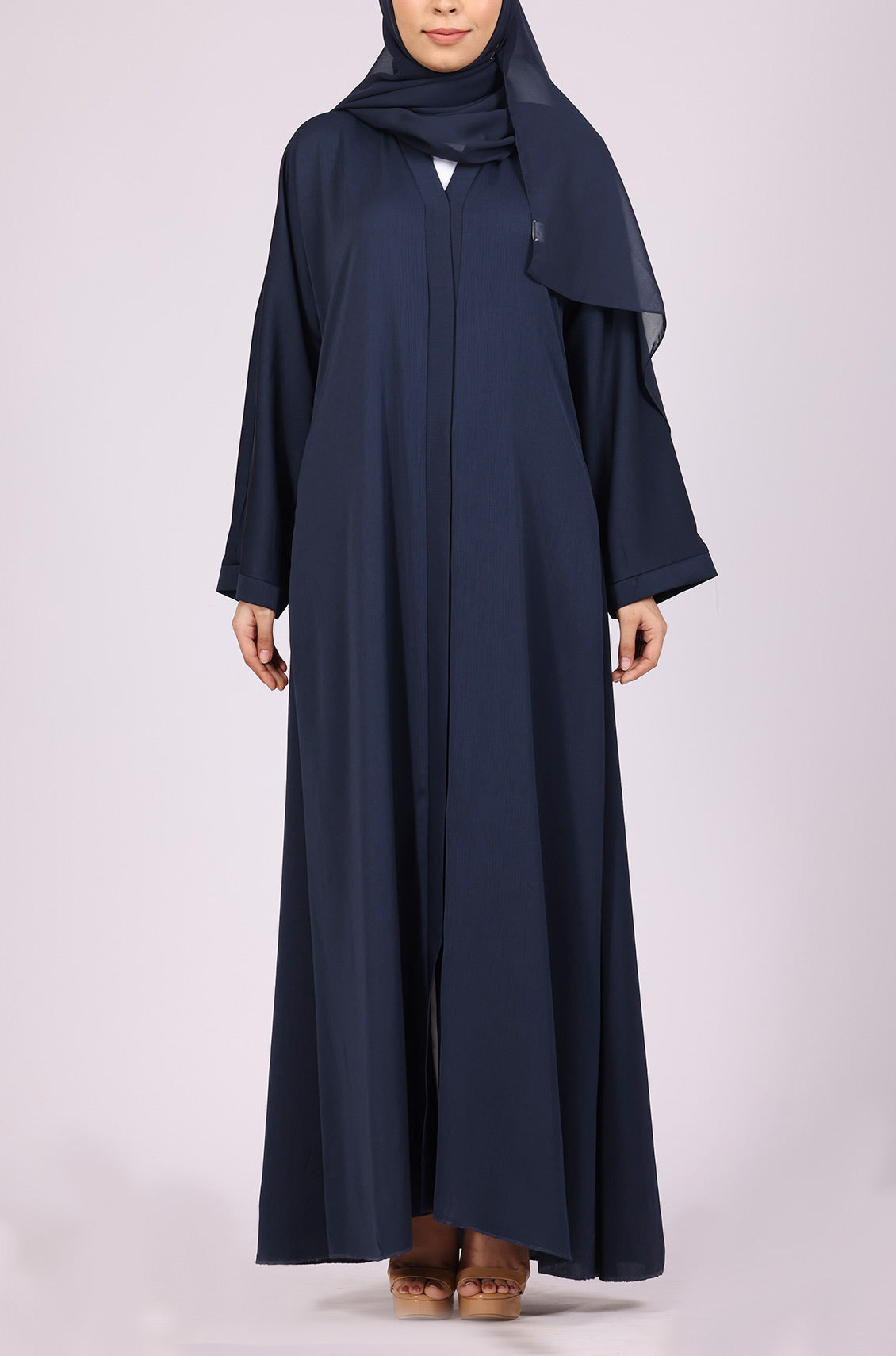 Navy Blue Zoom Abaya