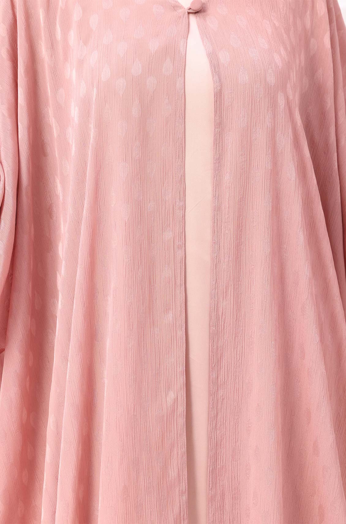 Luxe Dune Kaftan Abaya Rose Gold with Slip
