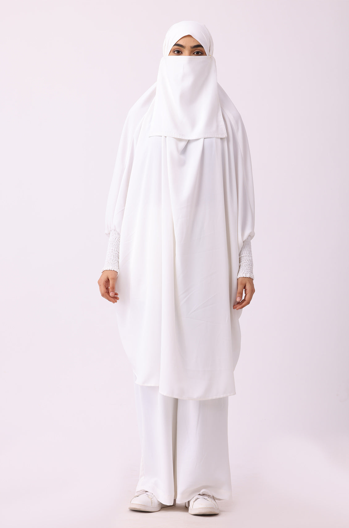 Jilbab 02 Piece / Prayer Set White