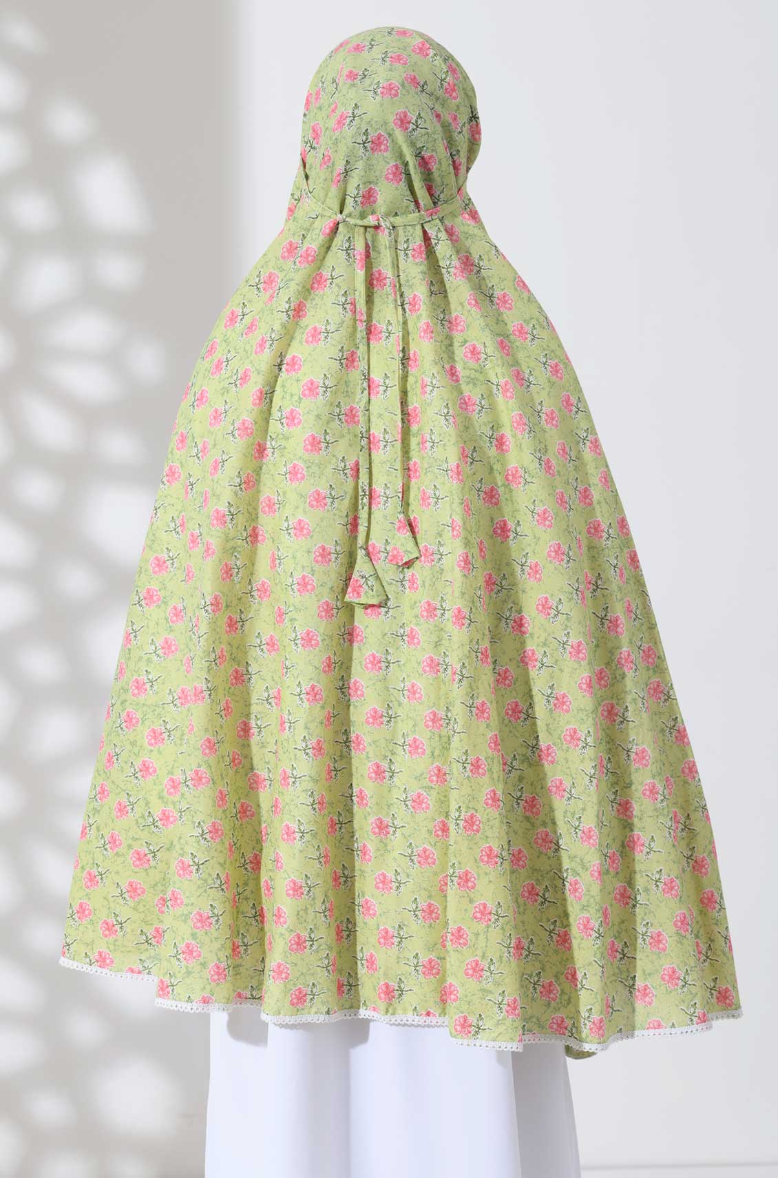 Mint Floral Cotton Namaz Makhna