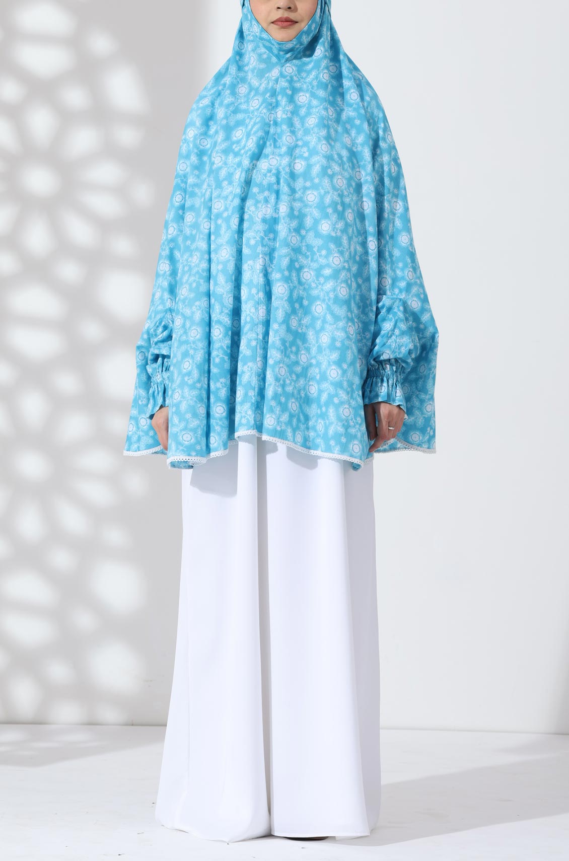 Sky Petals Cotton Namaz Makhna