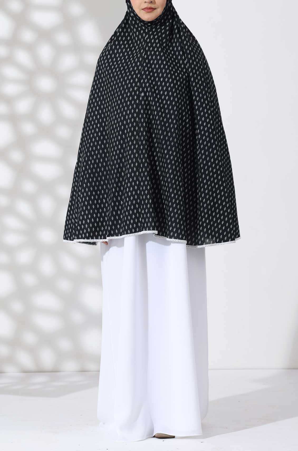 Black Fig Cotton Namaz Makhna