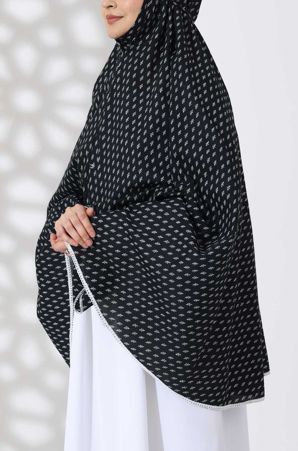 Black Fig Cotton Namaz Makhna
