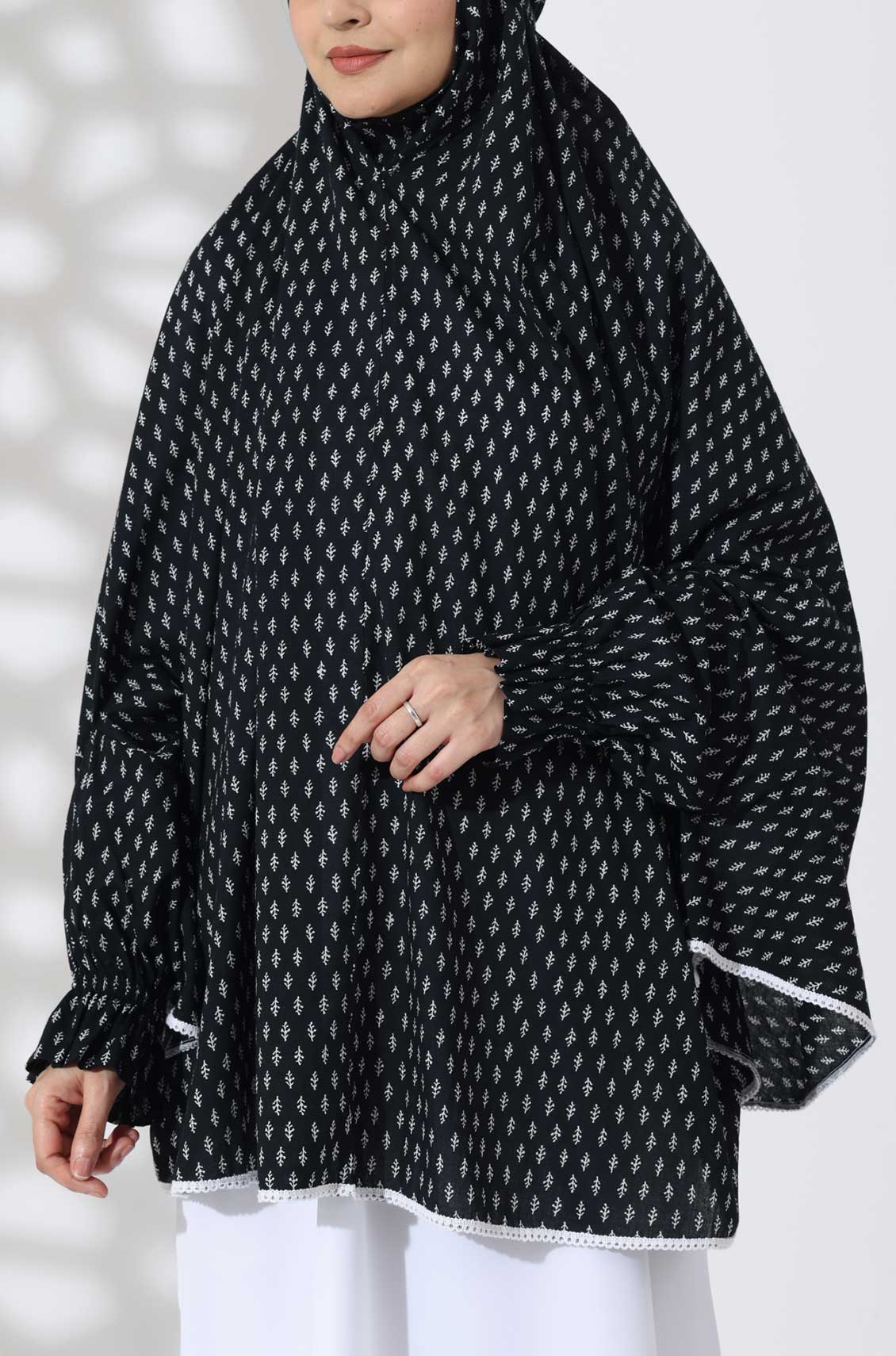 Black Fig Cotton Namaz Makhna