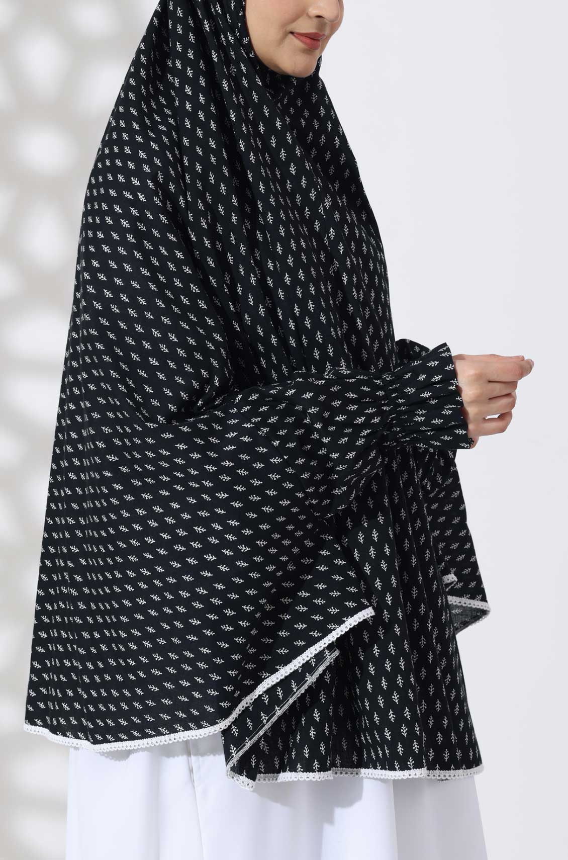 Black Fig Cotton Namaz Makhna